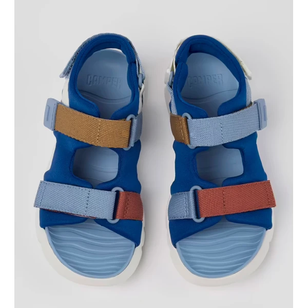 CAMPER ΠΑΙΔΙΚΑ ΠΕΔΙΛΑ ΑΓΟΡΙ ORUGA TWINS ΠΟΛΥΧΡΩΜΟ ΜΠΛΕ