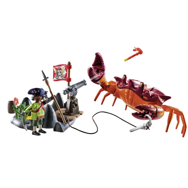 PLAYMOBIL PIRATES BATTLE WITH THE GIANT CRAB