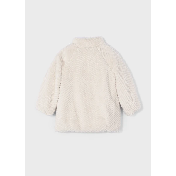 MAYORAL FUR COAT DARK BEIGE