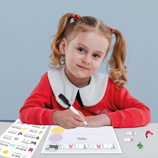 HAPPIHOBBI LEARN TO WRITE 72 EDUCATIONAL PAPER MAGNETS FOR AGES 5+