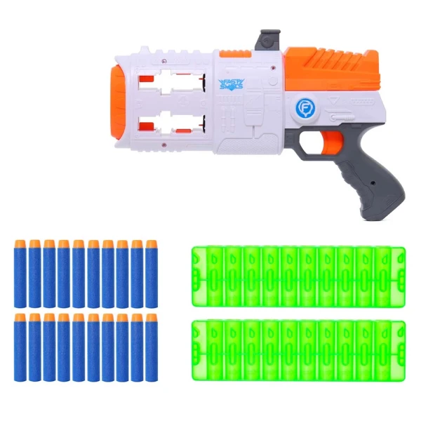 FAST SHOTS CROSS COMBAT ELITE WITH 20 FOAM DARTS AND 2 CARTRIDGES