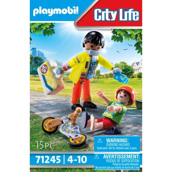 PLAYMOBIL CITY LIFE ΔΙΑΣΩΣΤΗΣ ΜΕ ΠΑΙΔΑΚΙ