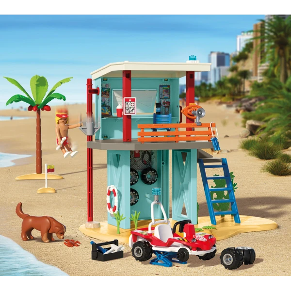 PLAYMOBIL MY LIFE ΠΥΡΓΟΣ ΝΑΥΑΓΟΣΩΣΤΗ ΚΑΙ ΟΧΗΜΑ ΠΑΡΑΛΙΑΣ