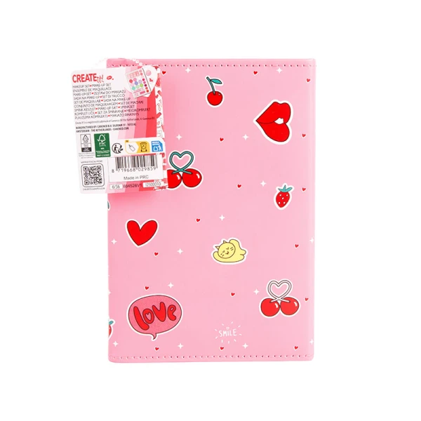 CREATE IT! CHERRY MAKEUP BOOK WITH MAGNETIC CLOSURE