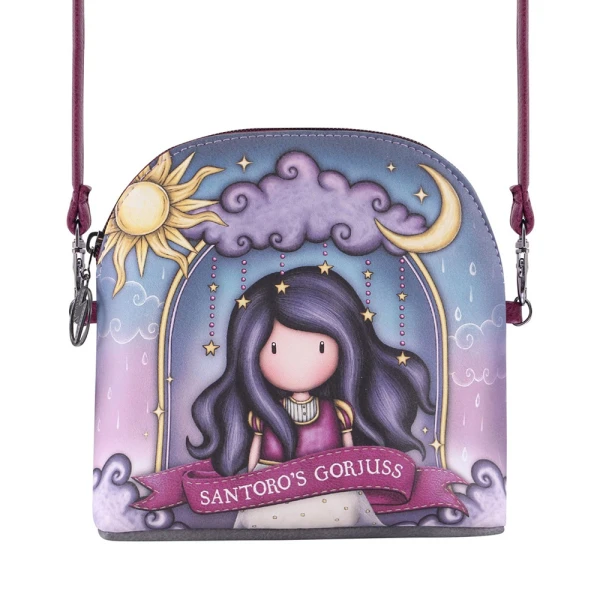 GORJUSS SANTORO SHOULDER BAG LITTLE STORM CLOUD