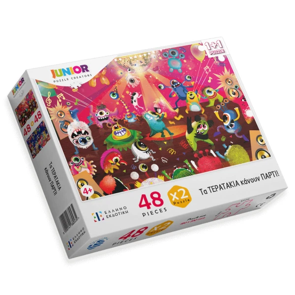 PUZZLE 48 pcs. MONSTERS ARE PARTYING