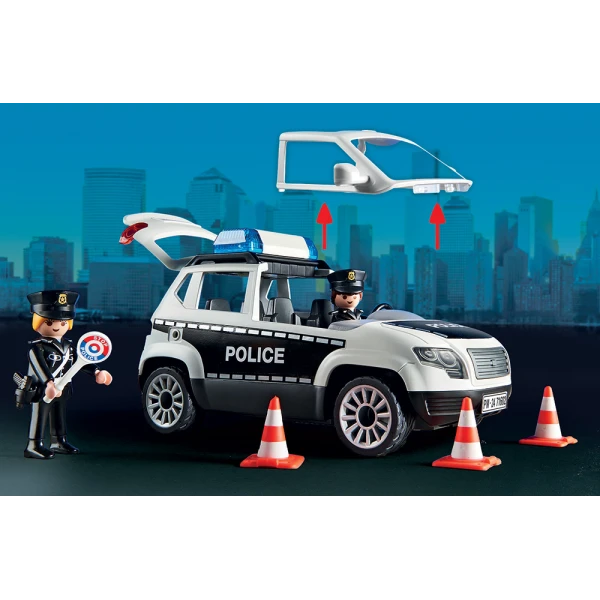 PLAYMOBIL CITY ACTION ΑΣΤΥΝΟΜΙΚΟ ΤΜΗΜΑ ΜΕ ΠΕΡΙΠΟΛΙΚΟ ΚΑΙ ΕΛΙΚΟΠΤΕΡΟ 