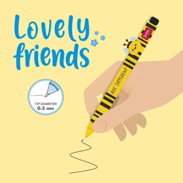 LEGAMI GEL PEN WITH ANIMAL LOVELY FRIENDS - BEE