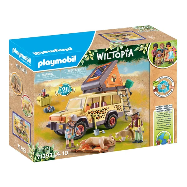 PLAYMOBIL WILTOPIA - ΌΧΗΜΑ ΠΕΡΙΘΑΛΨΗΣ ΑΓΡΙΩΝ ΖΩΩΝ