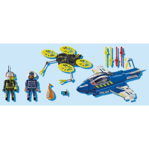 PLAYMOBIL CITY ACTION ΚΑΤΑΔΙΩΞΗ DRONE ΑΠΟ ΑΣΤΥΝΟΜΙΚΟ ΤΖΕΤ