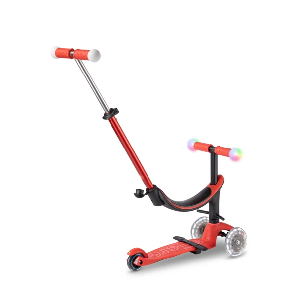 MICRO 3ΤΡΟΧΟ ΠΑΤΙΝΙ 4IN1 MINI 2GROW ΚΟΚΚΙΝΟ