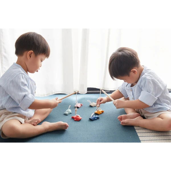 PLAN TOYS WOODEN FISHING GAME