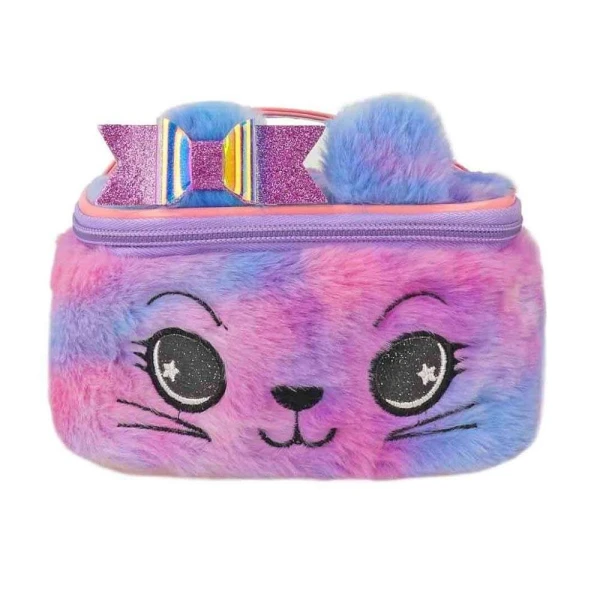 PLUSH COSMETIC BAG - CAT