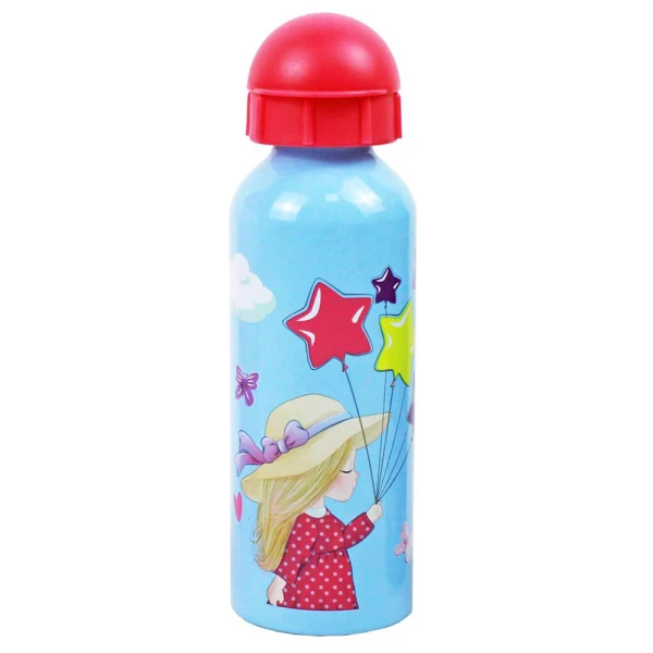 MUST ALUMINUM CANTEEN 500ml 6,5Χ21 cm GIRL - 4 DESIGNS