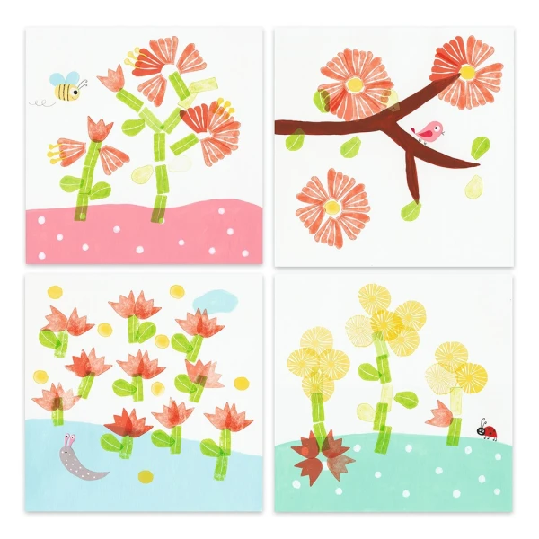 DJECO STAMPING SET - FLOWERS