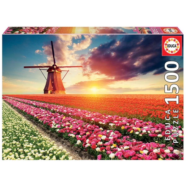 EDUCA PUZZLE 1500 pcs TULIPS LANDSCAPE