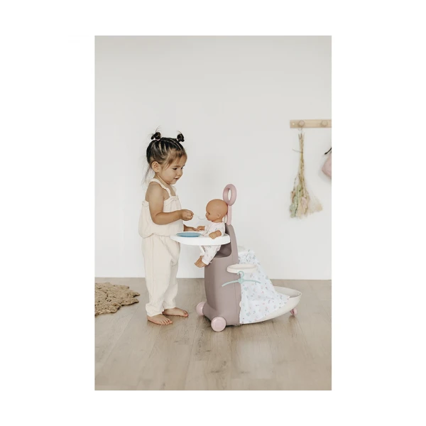 SMOBY BABY NURSE NURSERY SUITCASE 3 IN 1
