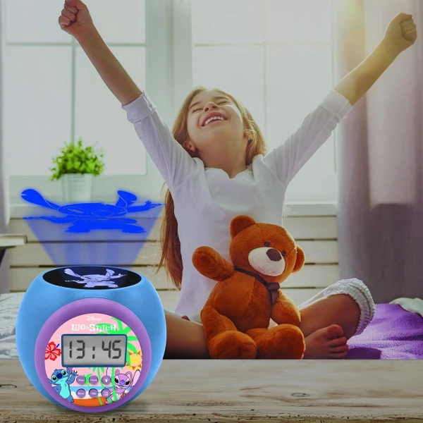 LEXIBOOK STITCH PROJECTOR ALARM CLOCK WITH TIMER