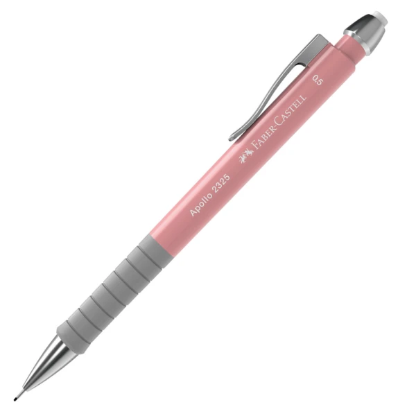 FABER-CASTELL ΜΗΧΑΝΙΚΟ ΜΟΛΥΒΙ APOLLO ΡΟΖΕ SHADOWS 0.5mm