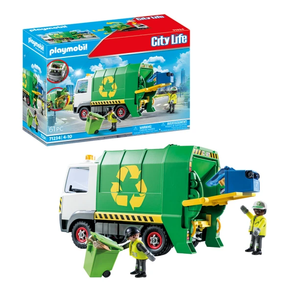 PLAYMOBIL CITY LIFE ΟΧΗΜΑ ΣΥΛΛΟΓΗΣ ΑΝΑΚΥΚΛΟΥΜΕΝΩΝ ΑΠΟΡΡΙΜΑΤΩΝ