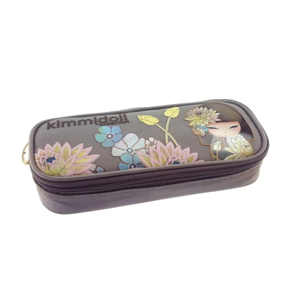 SQUARE PENCIL CASE KIMMIDOLL GREY