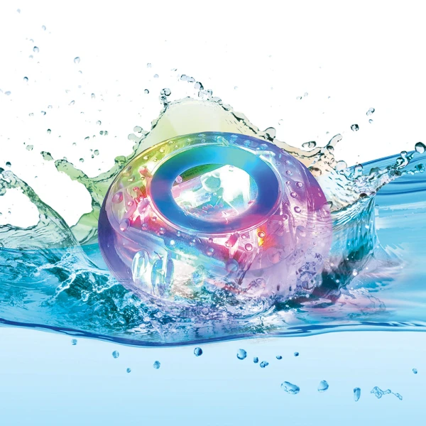 THE SOURCE DISCO FLOATING - COLOUR CHANGING BATH LIGHT