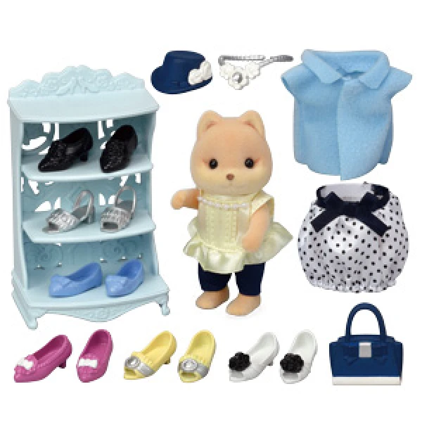 THE SYLVANIAN FAMILIES ΣΕΤ ΜΟΔΑΣ ΜΕ ΠΑΠΟΥΤΣΙΑ 5541