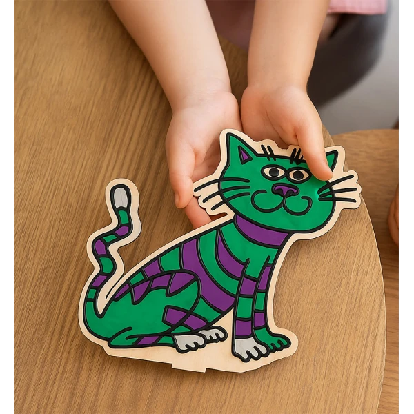 SPLAT PLANET MESS-FREE PAINT KIT WITH CLAY CATS