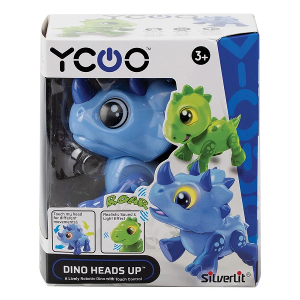SILVERLIT YCOO DINO HEADS UP ΗΛΕΚΤΡΟΝΙΚΟ ΡΟΜΠΟΤ ΣΤΕΓΟΣΑΥΡΟΣ ΓΙΑ 3+ ΧΡΟΝΩΝ