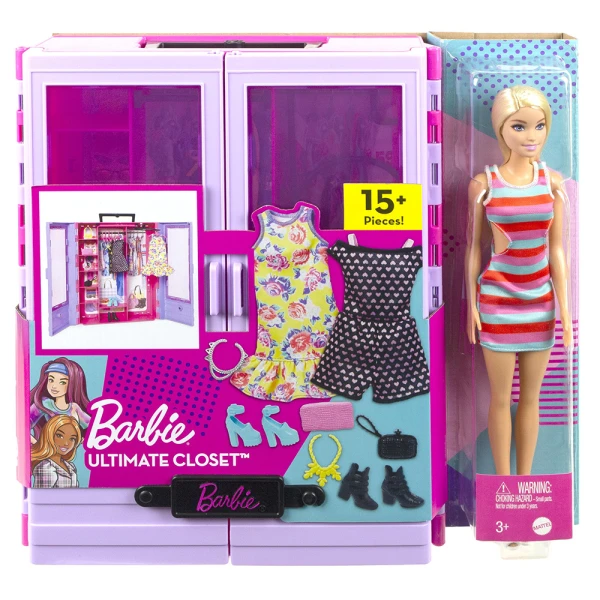 BARBIE ULTIMATE CLOSET WITH DOLL