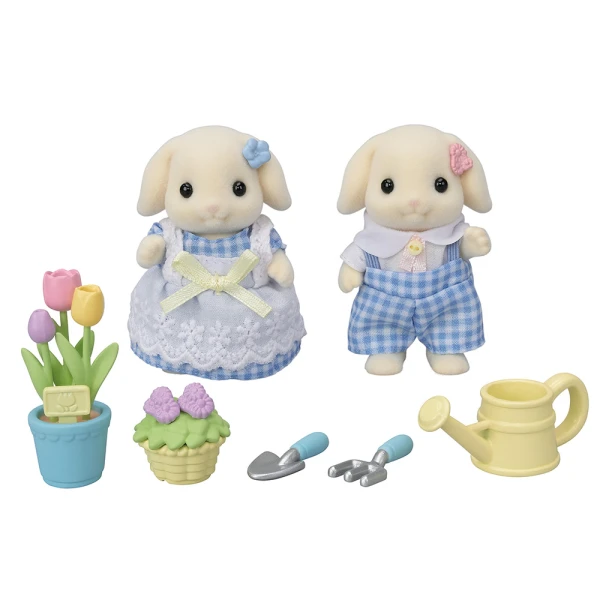 THE SYLVANIAN FAMILIES ΣΕΤ ΚΗΠΟΥΡΙΚΗΣ FLORA RABBIT