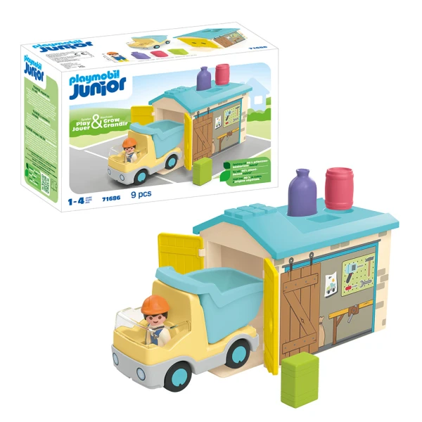 PLAYMOBIL JUNIOR ΦΟΡΤΗΓΟ ΜΕ ΓΚΑΡΑΖ