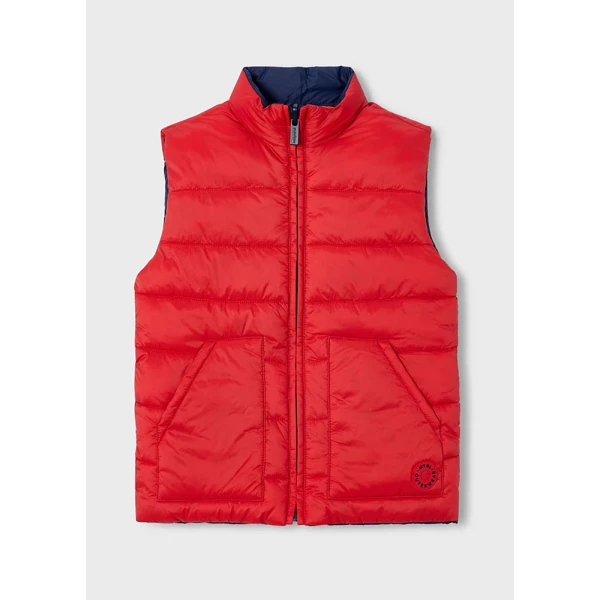 MAYORAL VEST REVERSIBLE RED 
