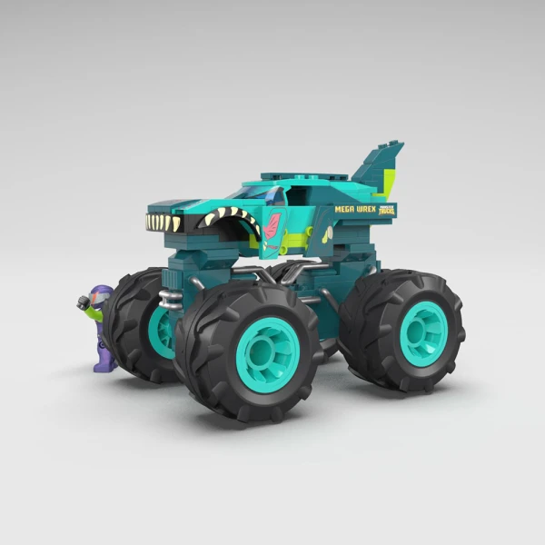 MEGA BLOKS HOT WHEELS MONSTER TRUCKS ΟΧΗΜΑ MEGA WREX 187 τεμ.