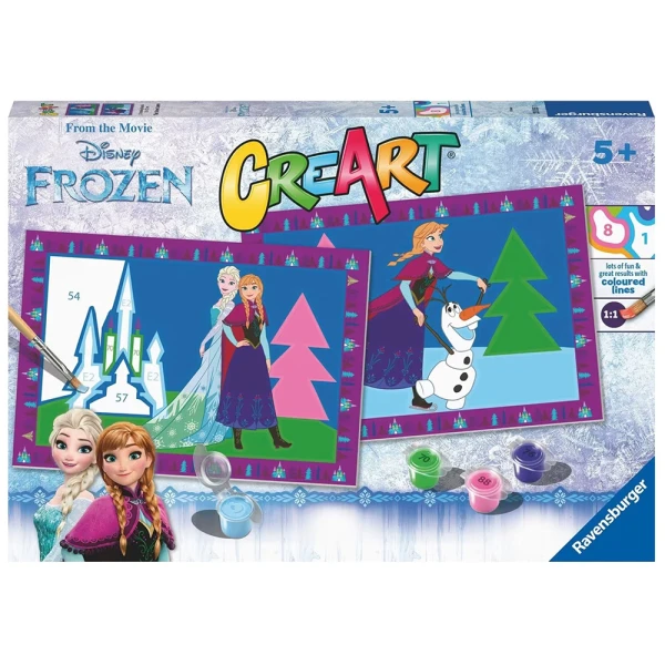 RAVENSBURGER PAINTING BY NUMBERS CREART JUNIOR FROZEN