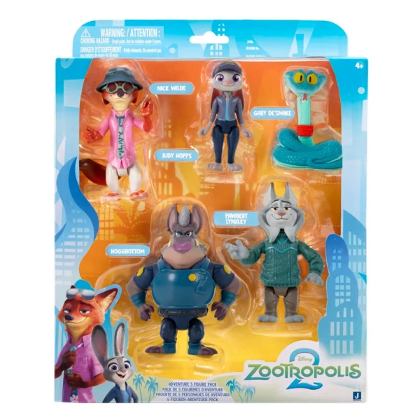 DISNEY ZOOTROPOLIS 2 ΣCOLLECTIBLE FIGURES 5-PACK