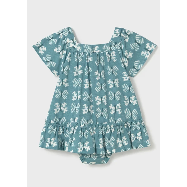 MAYORAL DRESS WITH PANTS EMERALD 