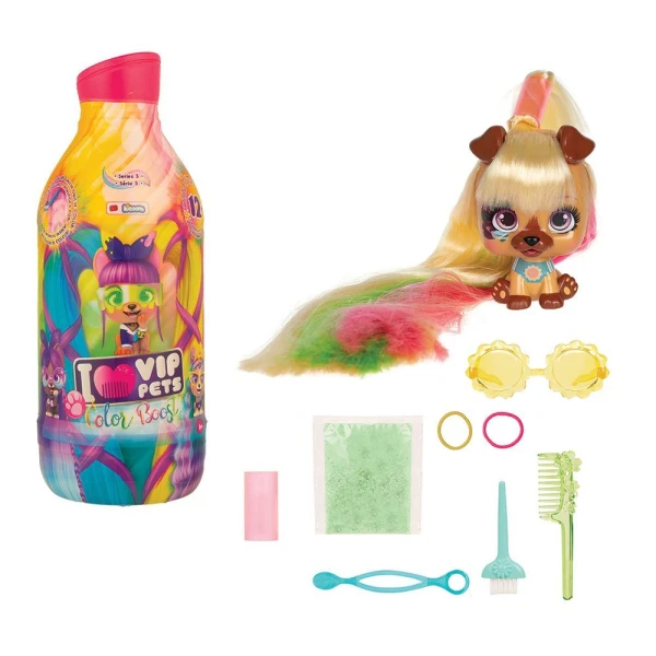 VIP PETS SERIES 2 COLOR BOOST COLLECTIBLE DOLL WITH EXTRA LONG HAIR