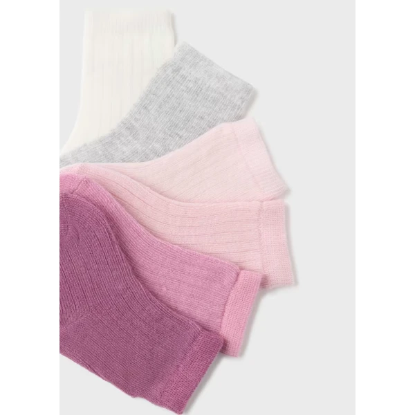 MAYORAL SET 6 SOCKS PINK ROSE
