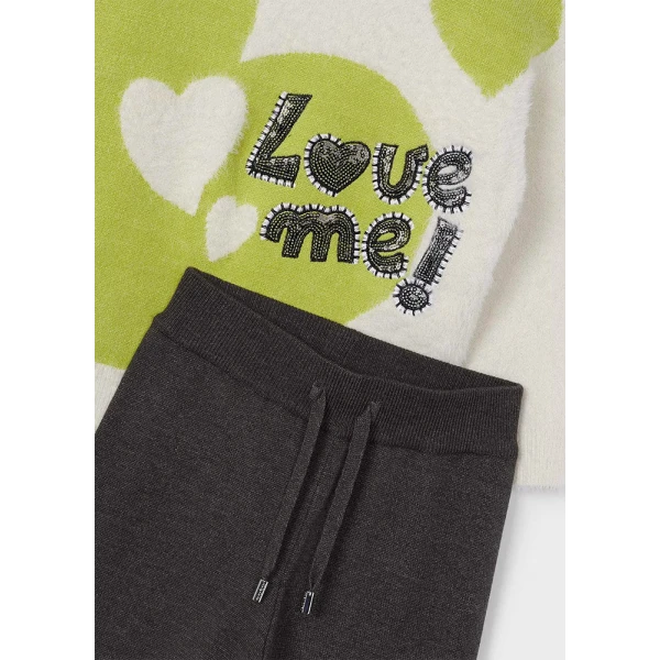 MAYORAL SET TROUSERS KNIT GREY INTENSE