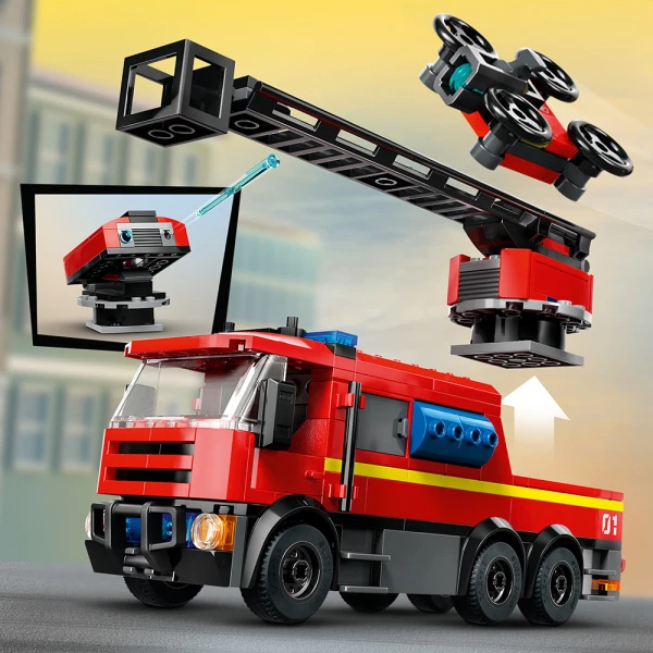 LEGO® CITY ΣΤΑΘΜΟΣ ΠΥΡΟΣΒΕΣΤΙΚΗΣ ΜΕ ΠΥΡΟΣΒΕΣΤΙΚΟ ΦΟΡΤΗΓΟ