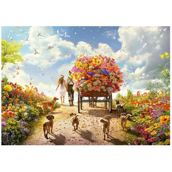 EDUCA PUZZLE 1000 pcs CARRYING FLOWERS