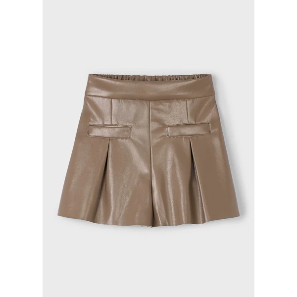 MAYORAL BERMUDA SHORTS PU BROWN 