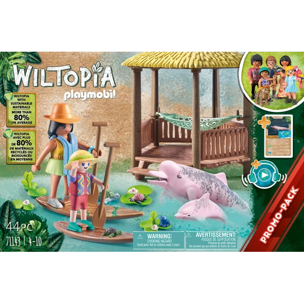 PLAYMOBIL WILTOPIA ΒΟΛΤΑ ΣΤΟ ΠΟΤΑΜΙ ΜΕ ΤΑ ΔΕΛΦΙΝΙΑ