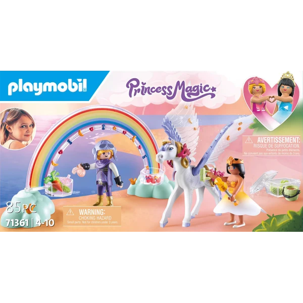 PLAYMOBIL PRINCESS MAGIC PEGASUS WITH RAINBOW IN THE CLOUDS