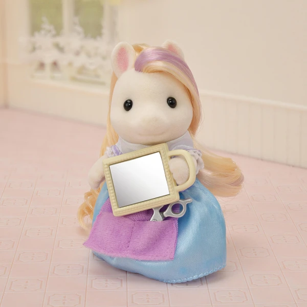 THE SYLVANIAN FAMILIES PONY\'S HAIR STYLISH SET 5644