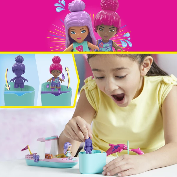 MEGA BARBIE COLOR REVEAL 121 pcs - DOLPHIN EXPLORATION