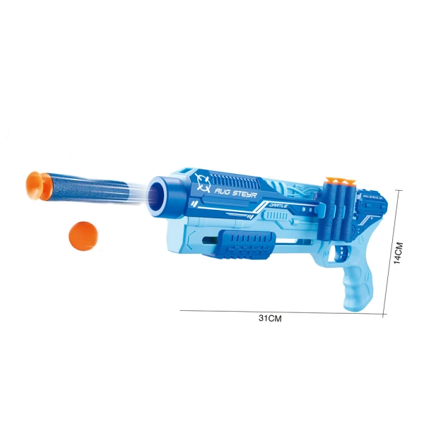 FOAM BULLETS GUN WITH TARGET, LAUNCHES AIRPLANE 5 IN 1