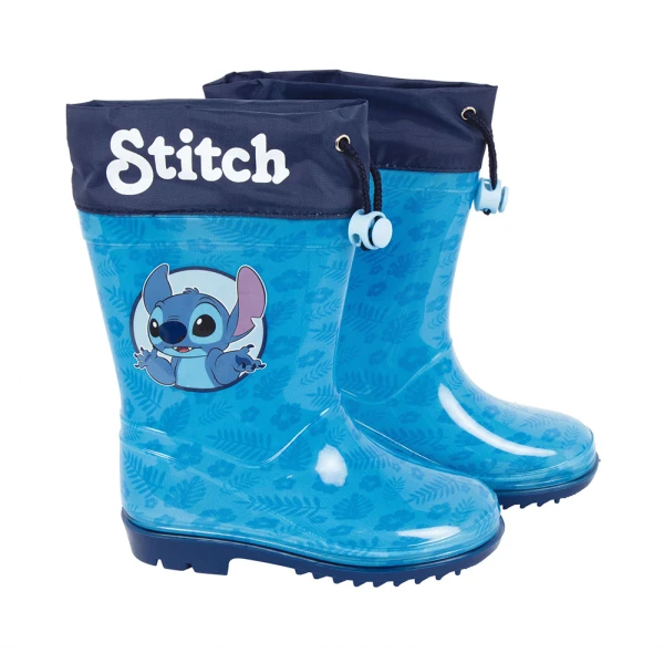 ΠΑΙΔΙΚΕΣ ΜΠΟΤΕΣ ΒΡΟΧΗΣ ΜΠΛΕ LILO & STITCH - STITCH