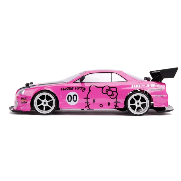 ΤΗΛΕΚΑΤΕΥΘΥΝΟΜΕΝΟ ΑΥΤΟΚΙΝΗΤΟ HELLO KITTY 1:10 2002 DRIFT NISSAN SKYLINE GT-R